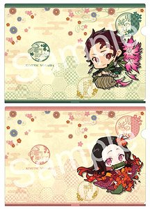 Demon Slayer: Kimetsu no Yaiba Clear File Set Tanjiro & Nezuko Birthday Flower Ver. (Anime Toy)