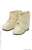 Picco D Ribbon Boots (Off White) (Fashion Doll) Item picture1