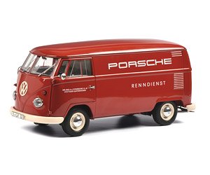 VW T1b Box Van `Porsche Renndienst` (Diecast Car)