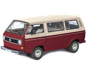 VW T3a `Westfalia Joker` レッド/ホワイト (ミニカー)