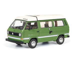 VW T3a `Westfalia Joker` キャンパー 折り畳み式ルーフ グリーン (ミニカー)