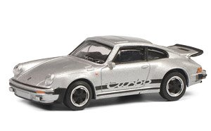 ポルシェ 911 3.0 ターボ メタリックシルバー (ミニカー)