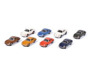 Porsche 911 (8 Car Set) (Diecast Car)