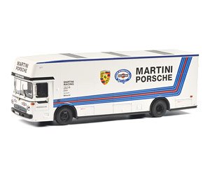 Mercedes-Benz Racing Transporter `Martini-Porschie` (Diecast Car)