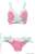 Gingham Check Brassiere & Shorts Set (Pink) (Fashion Doll) Item picture1