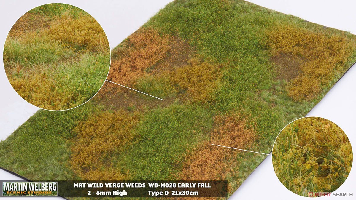 Mat Wild Verge Weeds 6mm High Early Fall (Plastic model) Item picture1