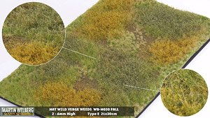 Mat Wild Verge Weeds 6mm High Fall (Plastic model)