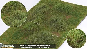 Mat Wild Shrubbery 20mm High Summer (Plastic model)