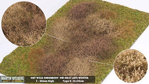 Mat Wild Shrubbery 20mm High Late Winter (Plastic model)