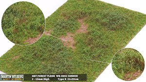 Mat Forest Floor 12mm High Summer (Plastic model)