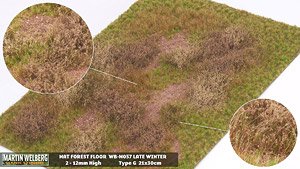 Mat Forest Floor 12mm High Late Winter (Plastic model)