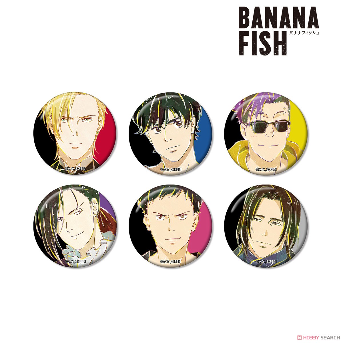 Banana Fish Trading Ani-Art Can Badge Vol.2 (Set of 6) (Anime Toy) Item picture7