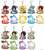 Attack on Titan Trading Acrylic Key Ring Cup in Series (Set of 9) (Anime Toy) Item picture1