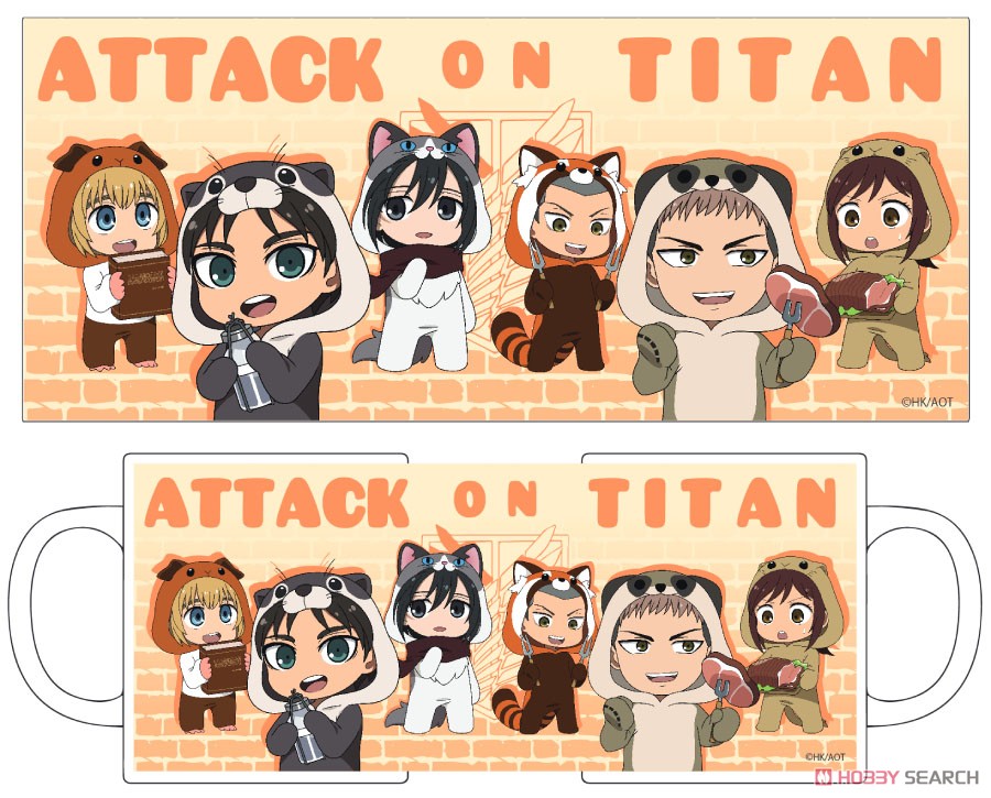 Attack on Titan Animarukko Mug Cup 104th Training Corps (Anime Toy) Item picture1