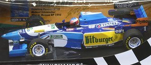ベネトン ルノー B195 ミハエル・シューマッハ モナコGP 1995 ウィナー (ミニカー)