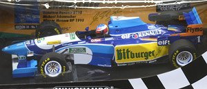 ベネトン ルノー B195 ミハエル・シューマッハ モナコGP 1995 ウィナー (ミニカー)