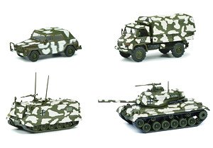 ウィンターカモフラージュセット M113, M47, ウニモグ S404, VW キューベル (完成品AFV)