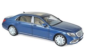 Mercedes Maybach S650 2018 Metallic Blue (Diecast Car)