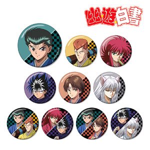 Yu Yu Hakusho Trading Especially Illustrated Hakama Ver. Can Badge (Set of 10) (Anime Toy)