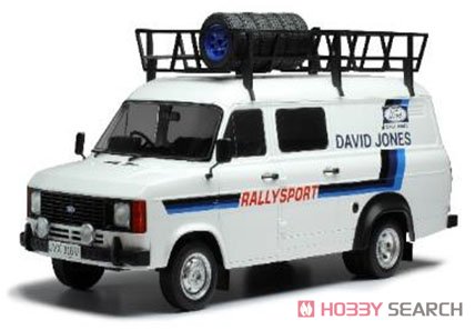 Ford Transit MK II 1979 Rally Assistant Car `David Jones` w/Roof Rack and Tires (Diecast Car) Item picture1