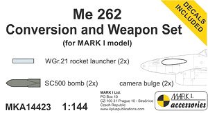 Me262用武装 & Me262A-1/U3偵察機 改造パーツセット (プラモデル)