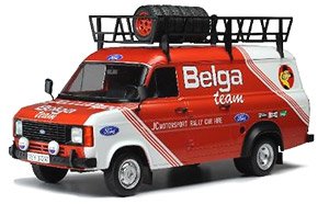 フォード トランジット MK II 1979 ラリーアシスタントカー `Belga` ルーフラック&タイヤアクセサリー (ミニカー)
