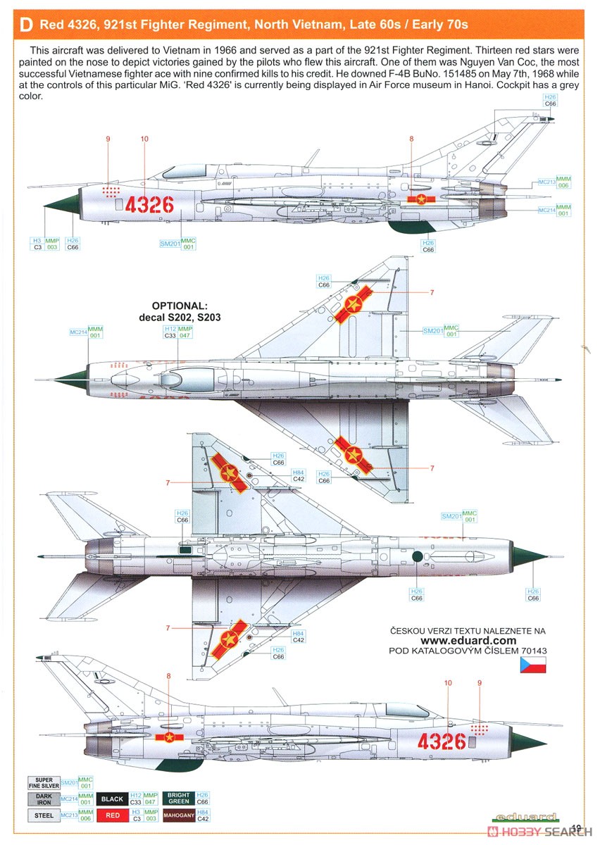 MiG-21PF プロフィパック (プラモデル) 塗装10