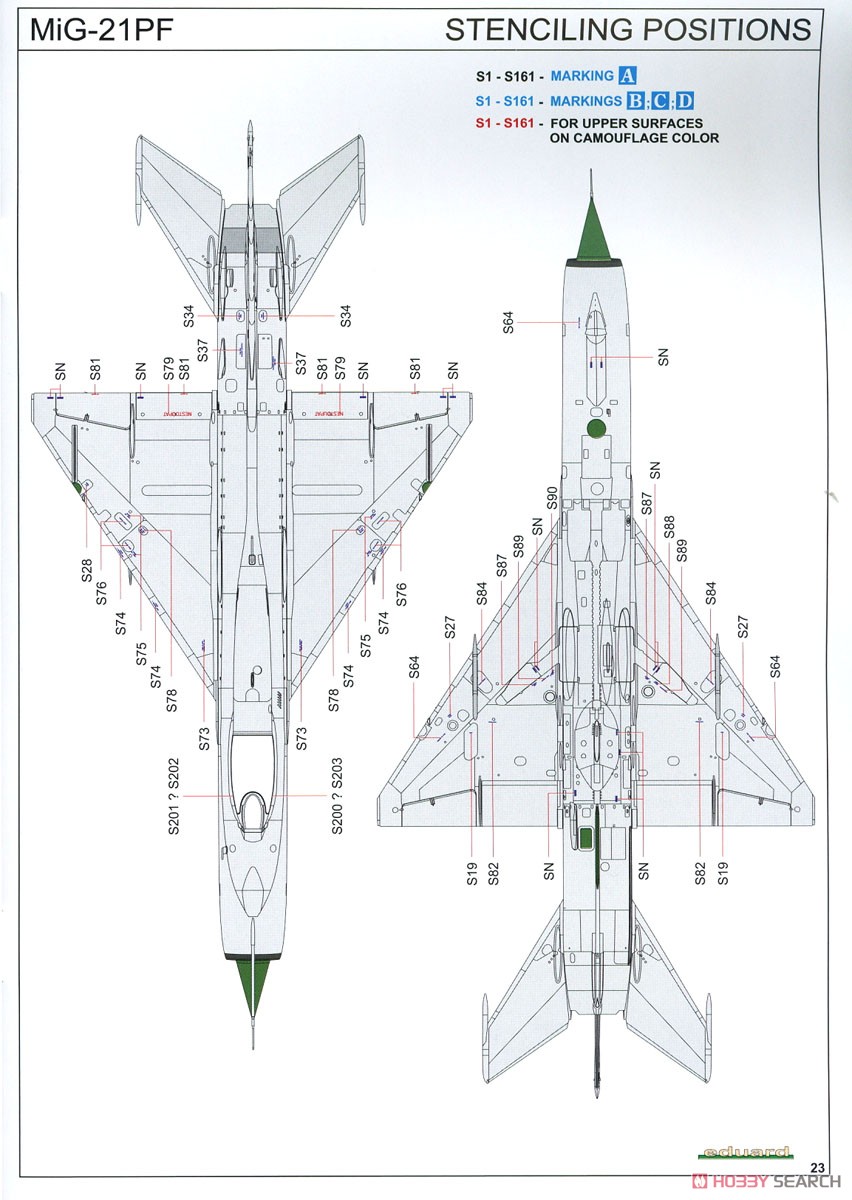 MiG-21PF プロフィパック (プラモデル) 塗装14
