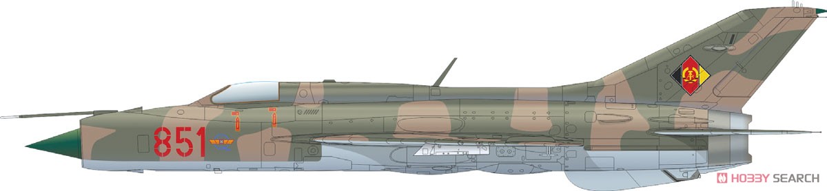 MiG-21PF プロフィパック (プラモデル) 塗装2