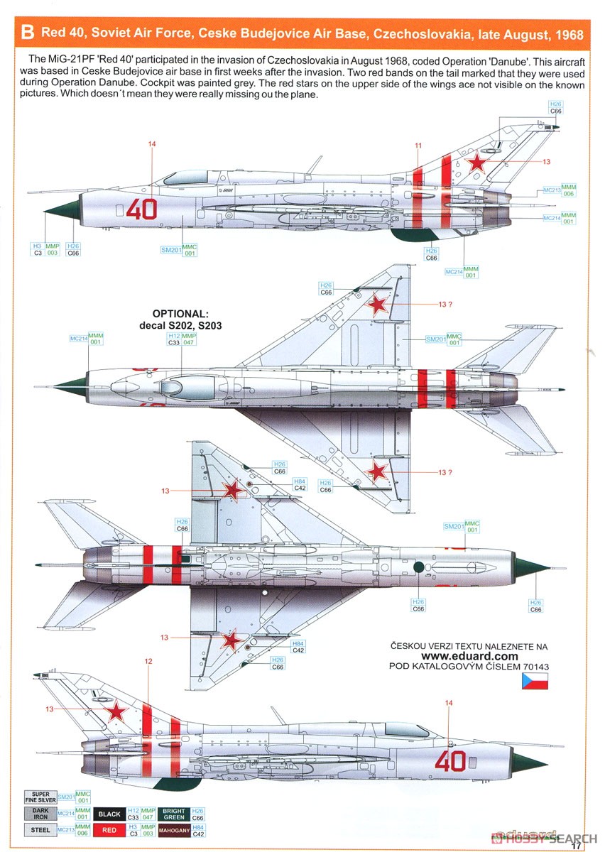 MiG-21PF プロフィパック (プラモデル) 塗装8
