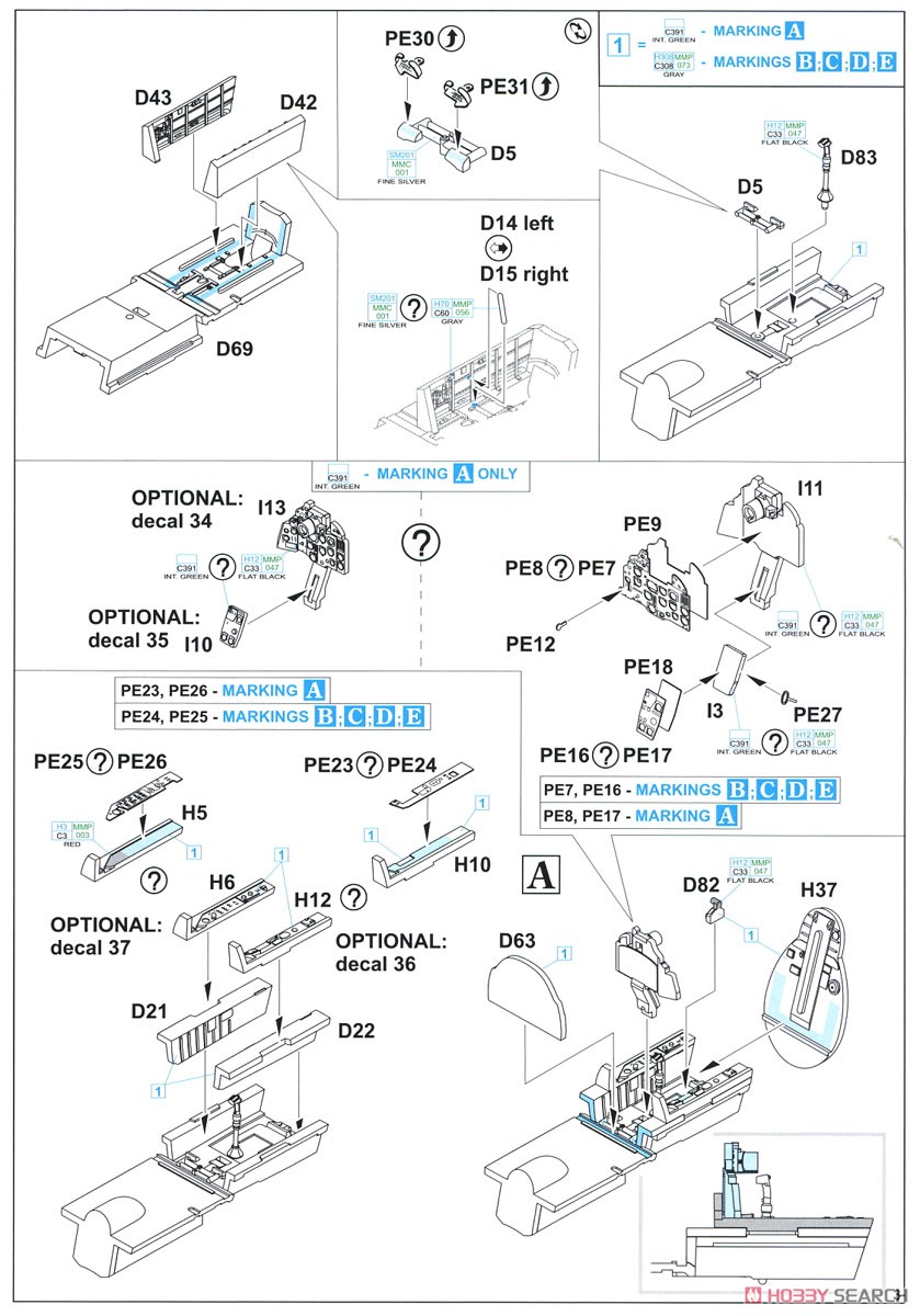 MiG-21PF プロフィパック (プラモデル) 設計図1