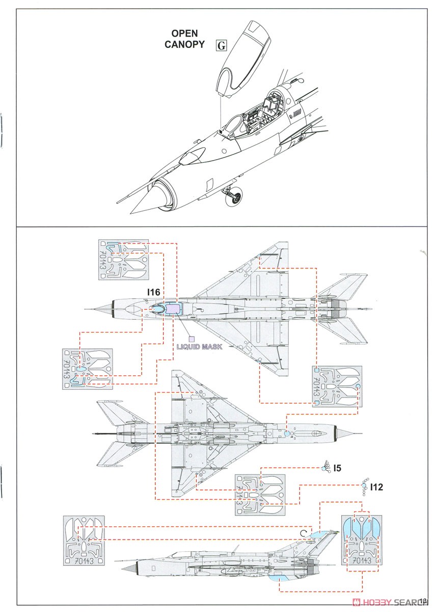 MiG-21PF プロフィパック (プラモデル) 設計図11