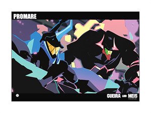 Promare Mini Acrylic Art Gueira & Meis (Anime Toy)