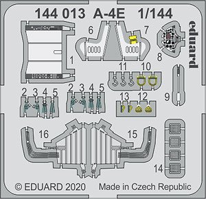 A-4E エッチングパーツ (エデュアルド/プラッツ用) (プラモデル)