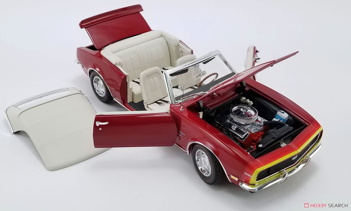 1968 UNICOR SS CAMAROS CONVERTIBLE - Matador Red (ミニカー) 商品画像4