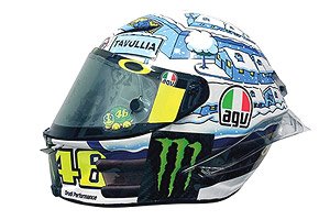 AGV Helmet - Valentino Rossi - MotoGP Test Sepang - 2017 (Helmet)