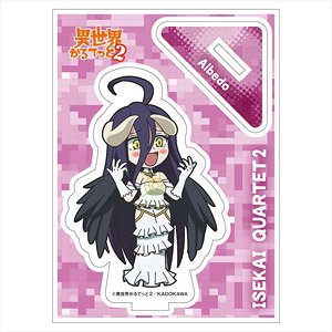 Isekai Quartetto 2 Acrylic Stand Minimini Albedo (Anime Toy)