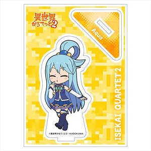 Isekai Quartetto 2 Acrylic Stand Minimini Aqua (Anime Toy)