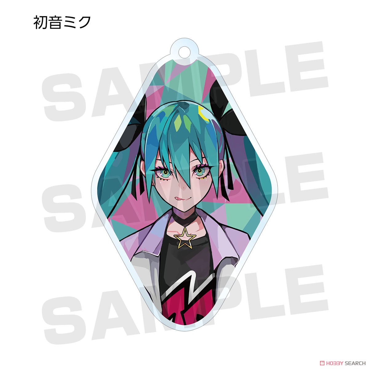 Piapro Characters Street Style Art by Lam Trading Acrylic Key Ring (Set of 9) (Anime Toy) Item picture1