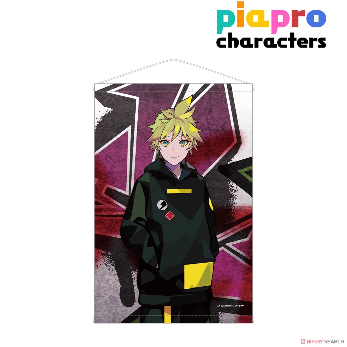 Piapro Characters Kagamine Len Street Style Art by Lam Tapestry (Anime Toy) Item picture1