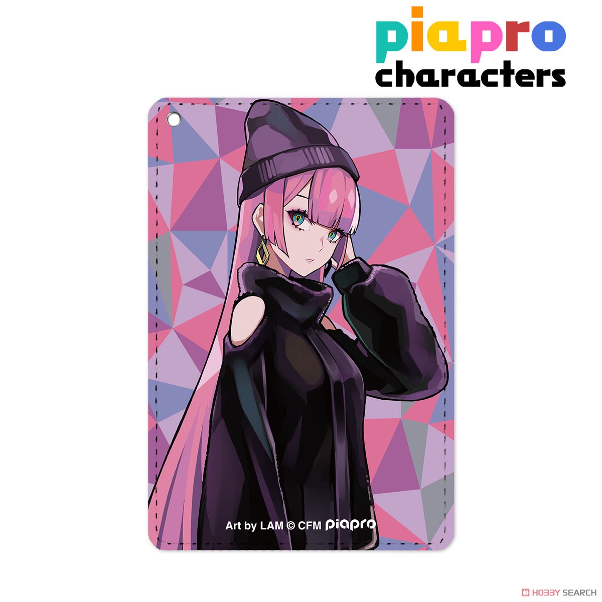 Piapro Characters Megurine Luka Street Style Art by Lam 1 Pocket Pass Case (Anime Toy) Item picture1