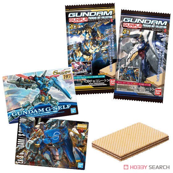 Gundam Gunpla Package Art Collection Chocolate Wafer 5 (Set of 20) (Shokugan) Item picture1