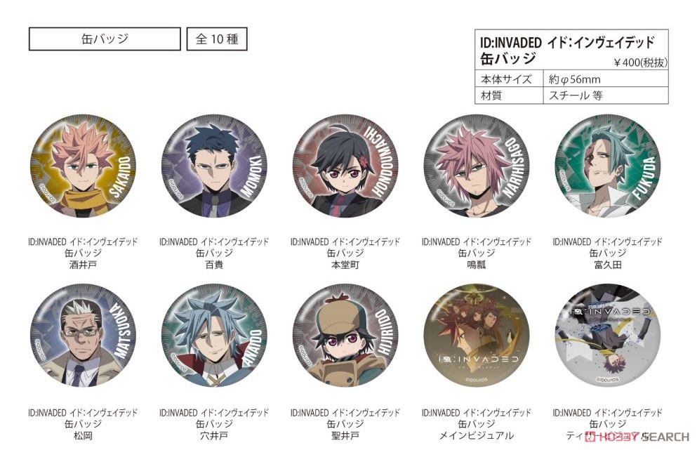 ID: Invaded Can Badge Main Visual (Anime Toy) Other picture1