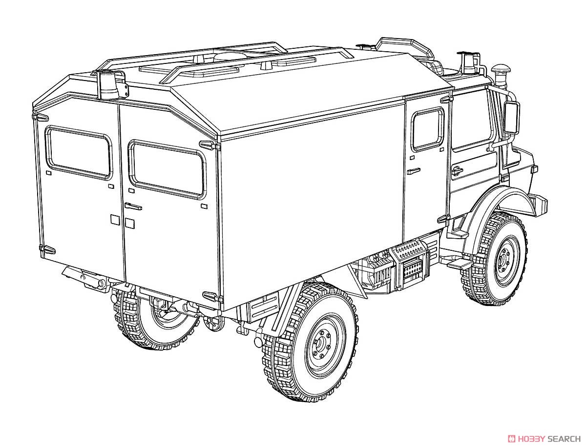 ウニモグ U1300L 4x4救急車両 (プラモデル) その他の画像10