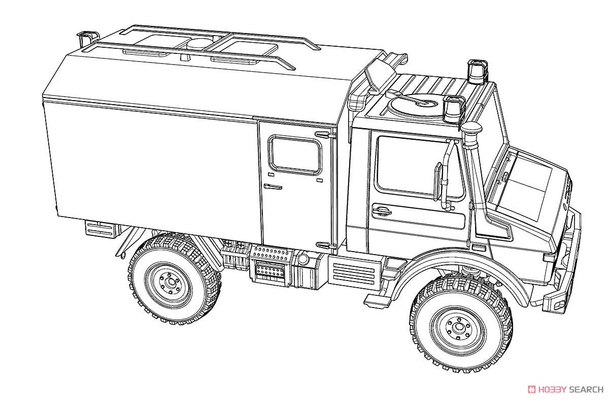 ウニモグ U1300L 4x4救急車両 (プラモデル) その他の画像11