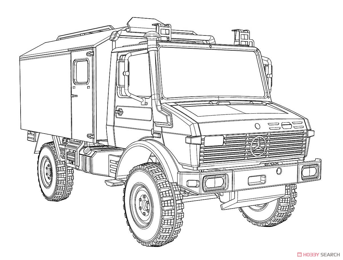 ウニモグ U1300L 4x4救急車両 (プラモデル) その他の画像12