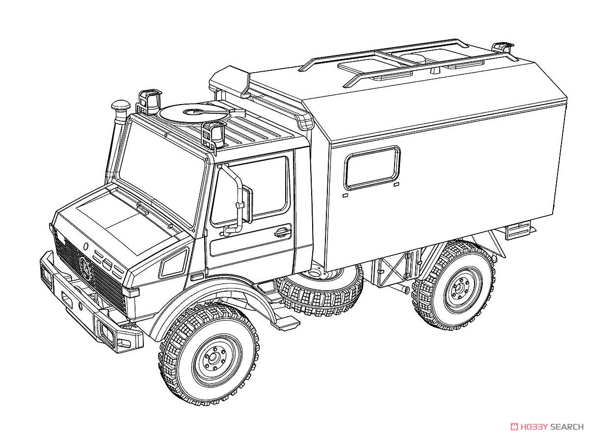 ウニモグ U1300L 4x4救急車両 (プラモデル) その他の画像8