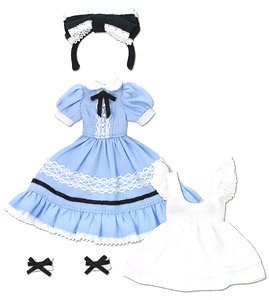 Dreaming Girl`s Alice Dress Set (Alice Blue) (Fashion Doll)