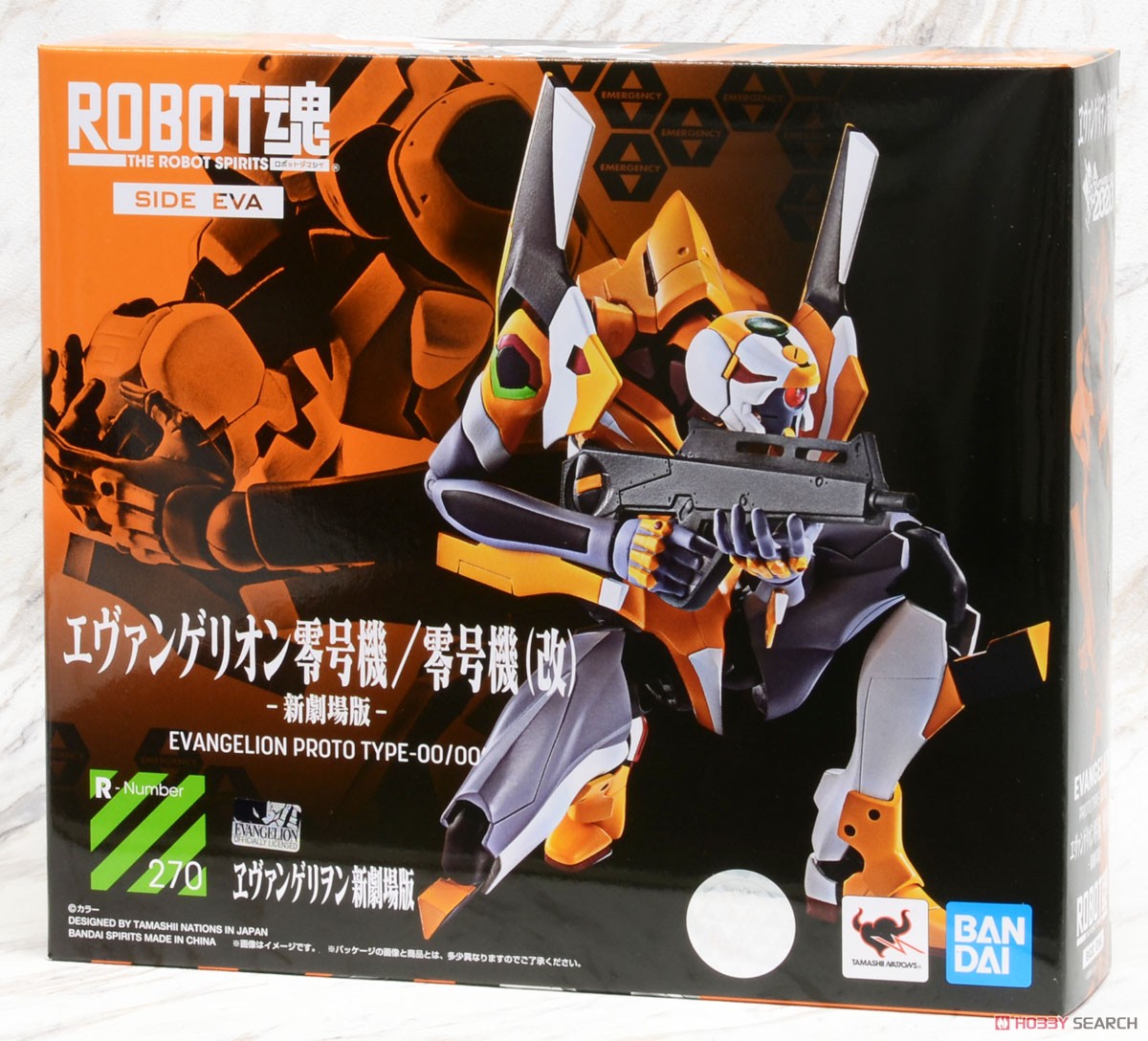 ROBOT魂 ＜ SIDE EVA ＞ エヴァンゲリオン零号機/零号機(改)-新劇場版- (完成品) パッケージ1