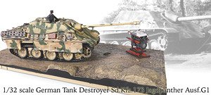 German Tank Destroyer Sd.Kfz.173 Jagdpanther Ausf.G1 (with Zimmerit) (Pre-built AFV)